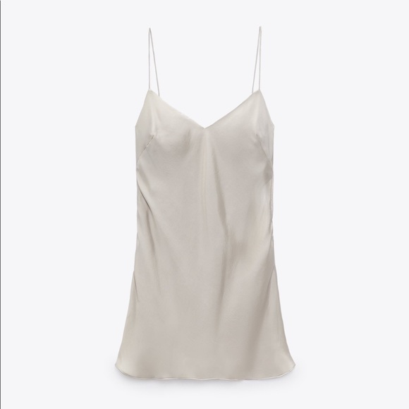 New Zara satin mini dress - Picture 5 of 6